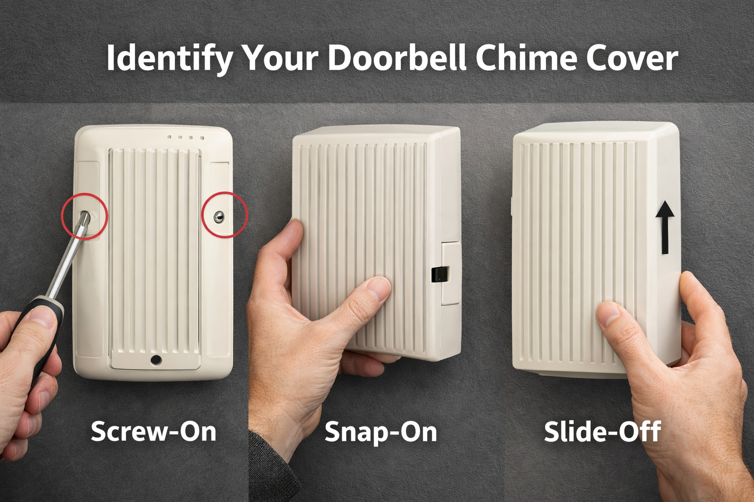 How to Remove Doorbell Chime Cover